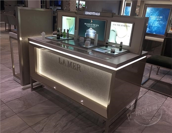 高档化妆品展示柜图片 高档化妆品展示柜图片