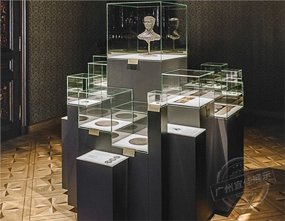化妆品梯形展柜 化妆品梯形展柜