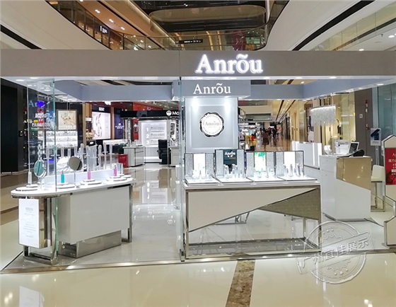 中堂化妆品展示柜 中堂化妆品展示柜