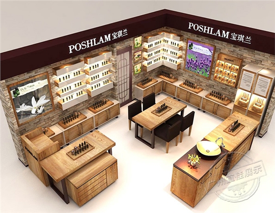 化妆品彩妆柜台展示柜 化妆品彩妆柜台展示柜