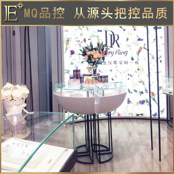 圆形玻璃珠宝展柜 圆形玻璃珠宝展柜