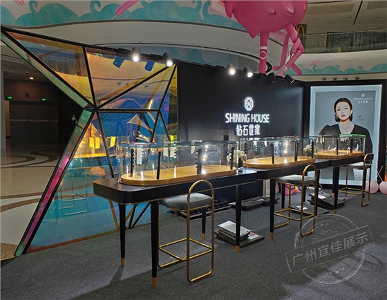 快闪店珠宝展柜定制 快闪店珠宝展柜定制