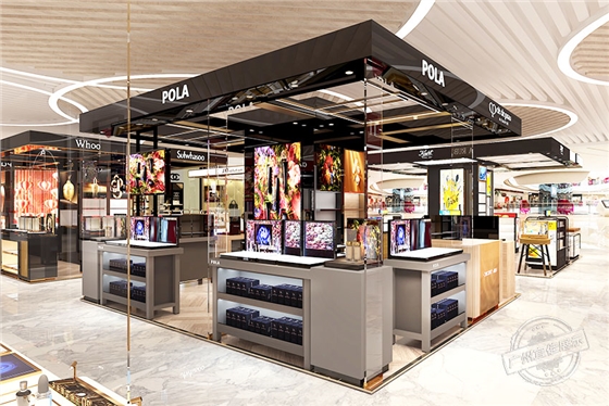 化妆品店面展示柜 化妆品店面展示柜