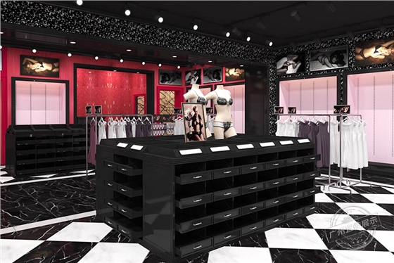 展柜货架服装店设计 展柜货架服装店设计