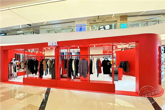 服装店中岛展示柜 服装店中岛展示柜